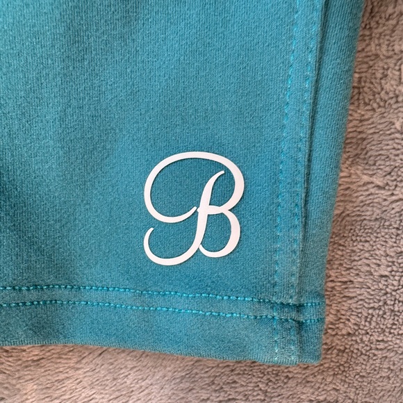 Bombshell Sportswear Sculpted Bodysuit Jumpsuit Turquoise Size Medium - Picture 9 of 11